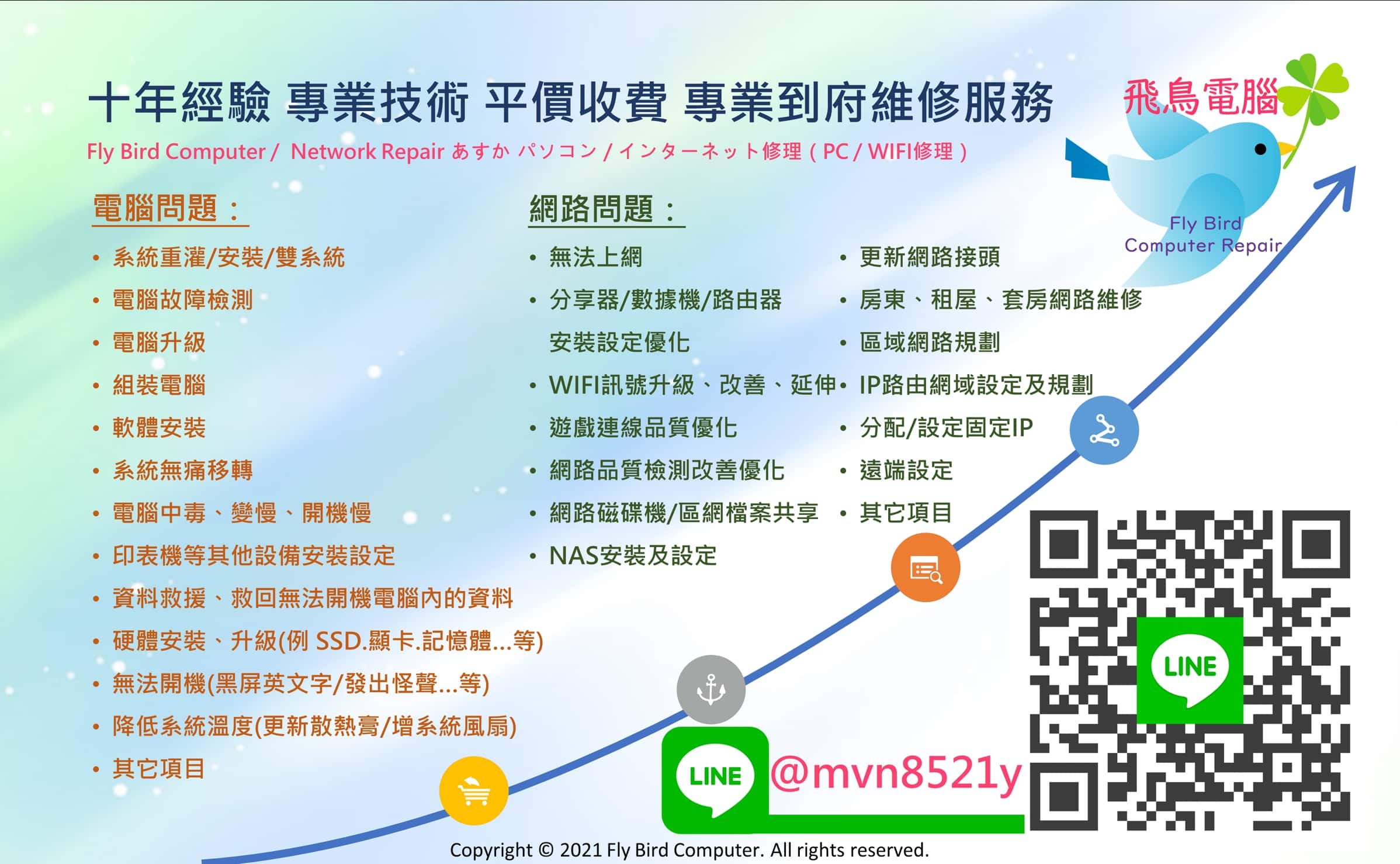 飛鳥電腦維修、網路維修，台北到府維修電腦服務 https://mvn8521y.business.site/