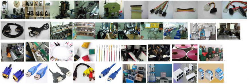 廣新電子生產各種連接器、電子線、Cable線，排針/公母座/電子線/排線/電池座